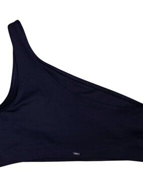 PINK Victoria’s Secret One Shoulder Sports Bra Black Size M Athletic Top
